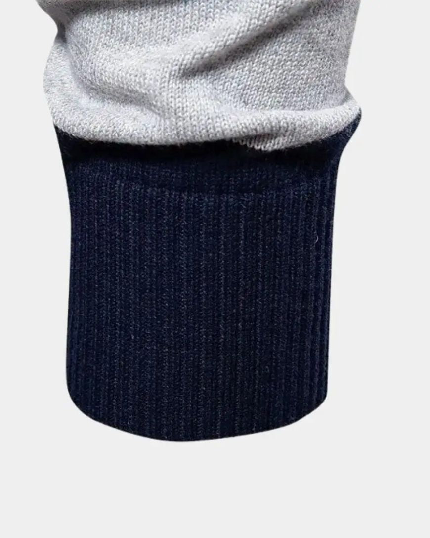 Arnold | Gestreiftes Langarm-Strickpolo