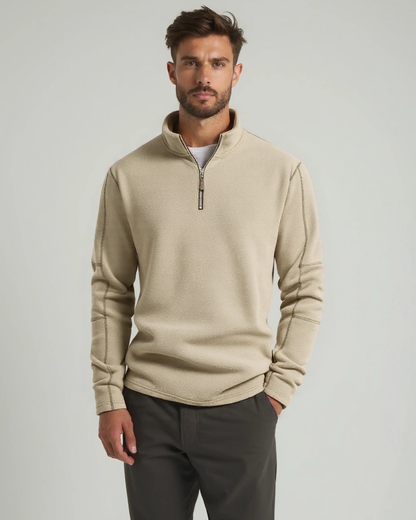 Albert | Beiger Troyer-Pullover
