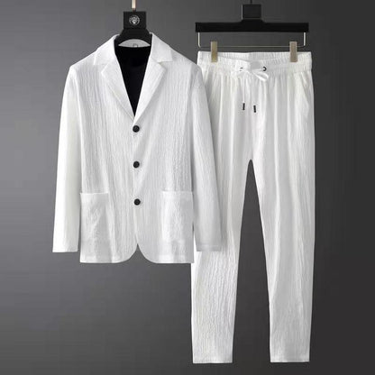 Anna-Marie | Blazer-Set in Leinenoptik