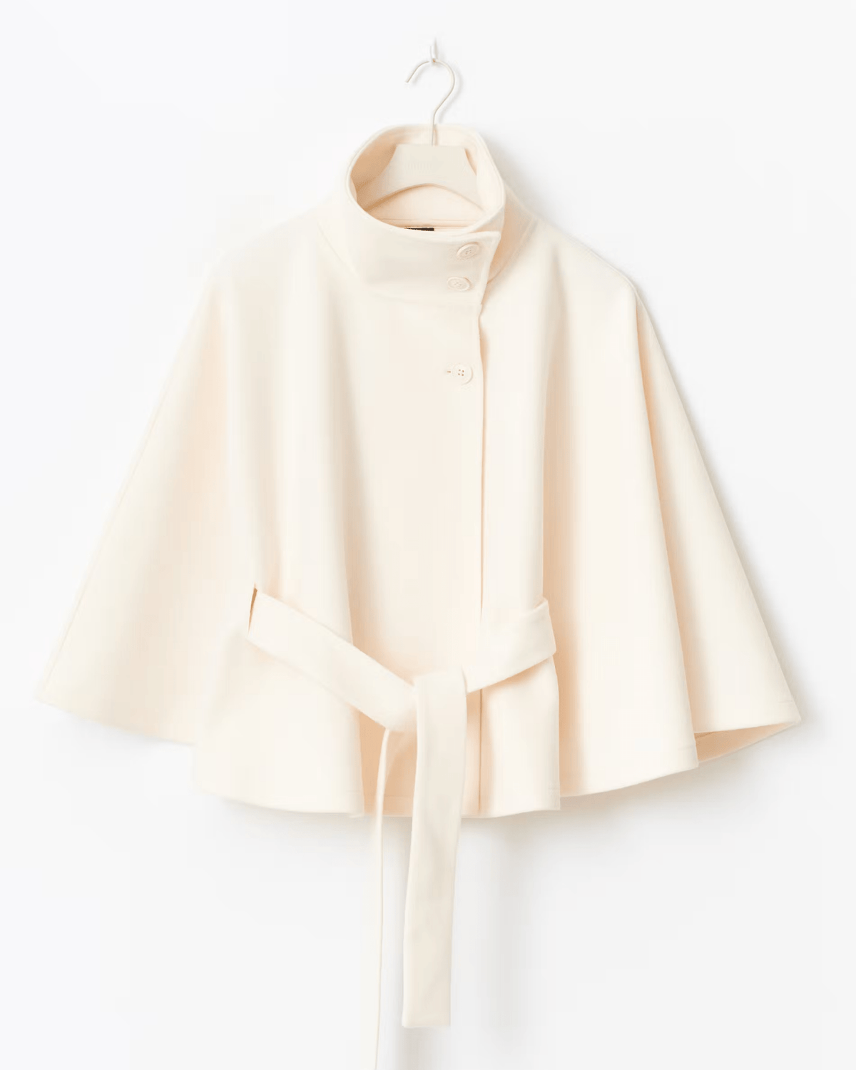 Amelia | Camelfarbener Cape-Mantel mit Gürtel
