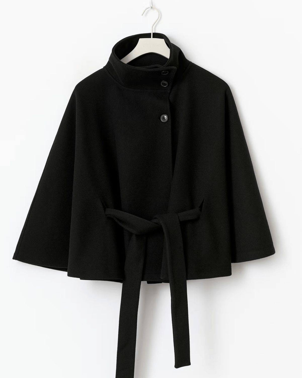 Amelia | Camelfarbener Cape-Mantel mit Gürtel