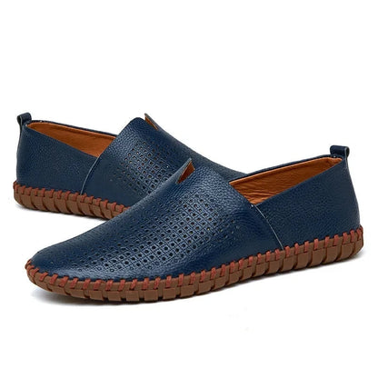 Adrian | Perforierte Loafer in Lederoptik