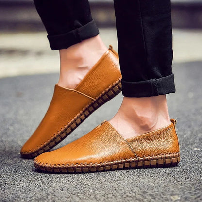 Adrian | Perforierte Loafer in Lederoptik