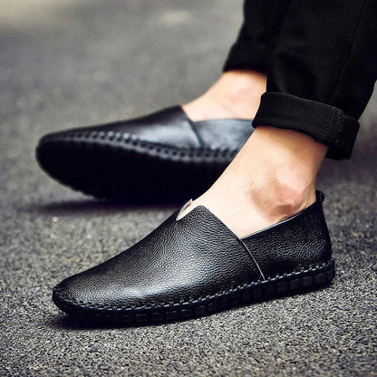 Adrian | Perforierte Loafer in Lederoptik