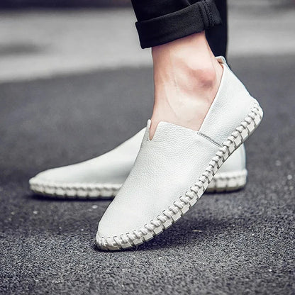 Adrian | Perforierte Loafer in Lederoptik