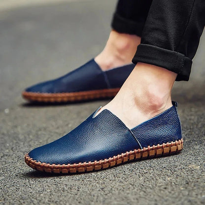 Adrian | Perforierte Loafer in Lederoptik