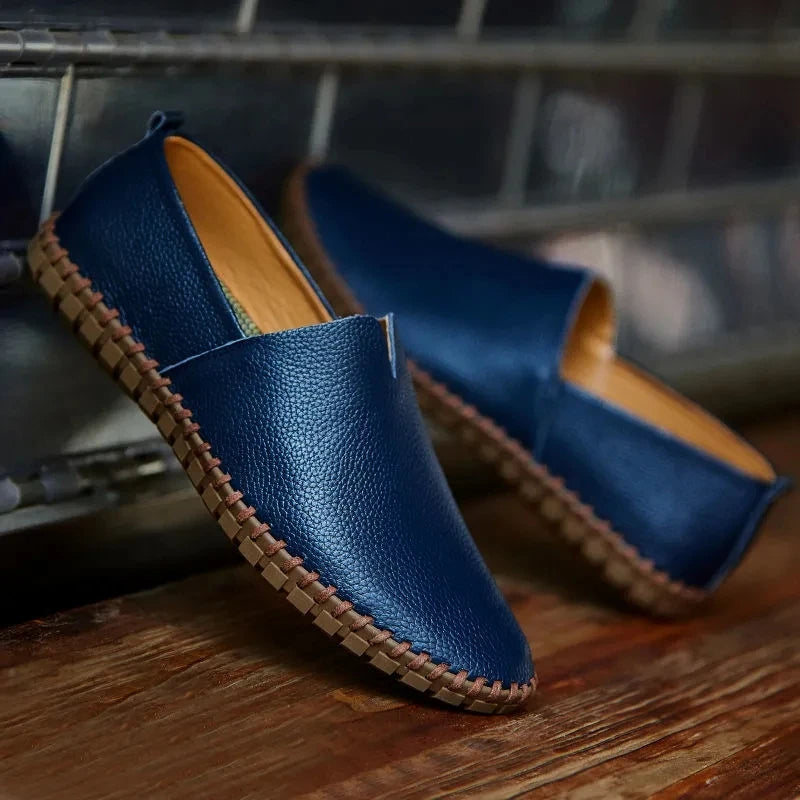 Adrian | Perforierte Loafer in Lederoptik