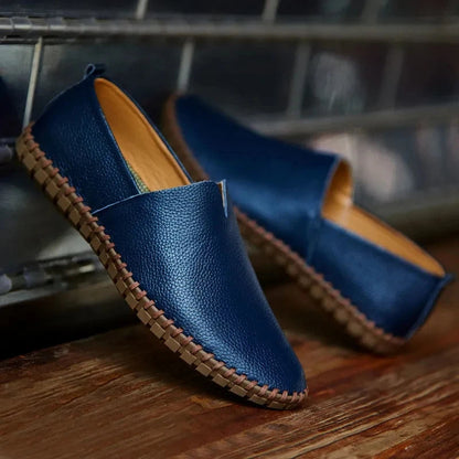 Adrian | Perforierte Loafer in Lederoptik