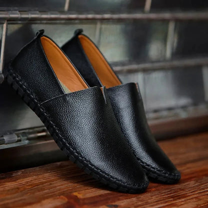 Adrian | Perforierte Loafer in Lederoptik