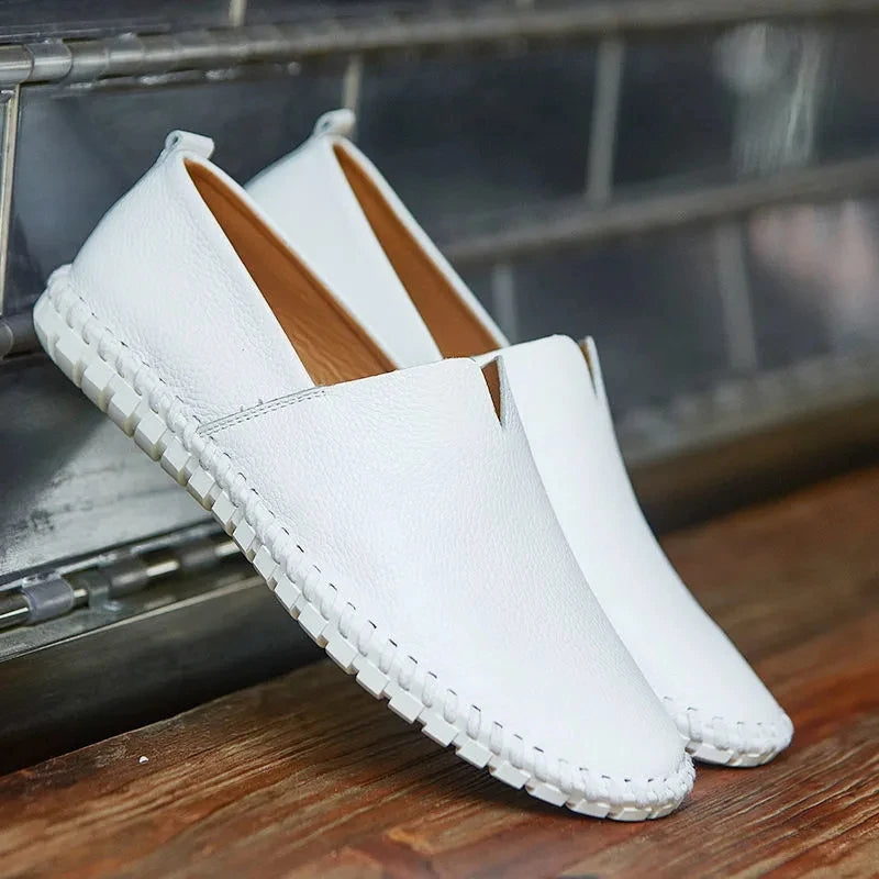 Adrian | Perforierte Loafer in Lederoptik