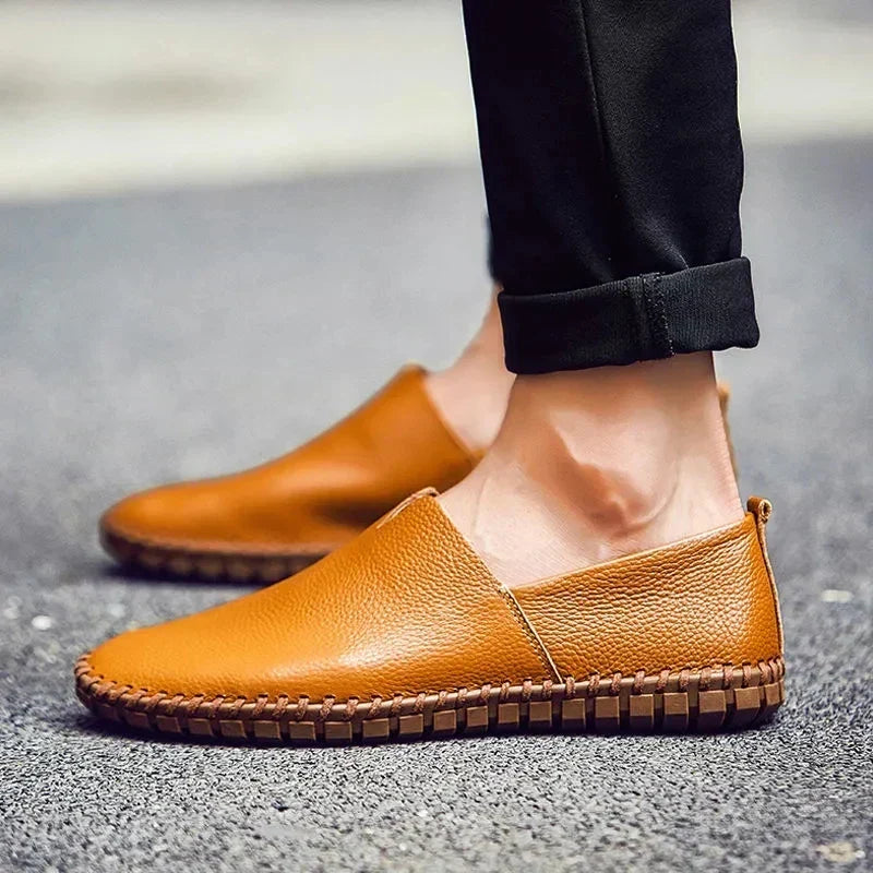 Adrian | Perforierte Loafer in Lederoptik