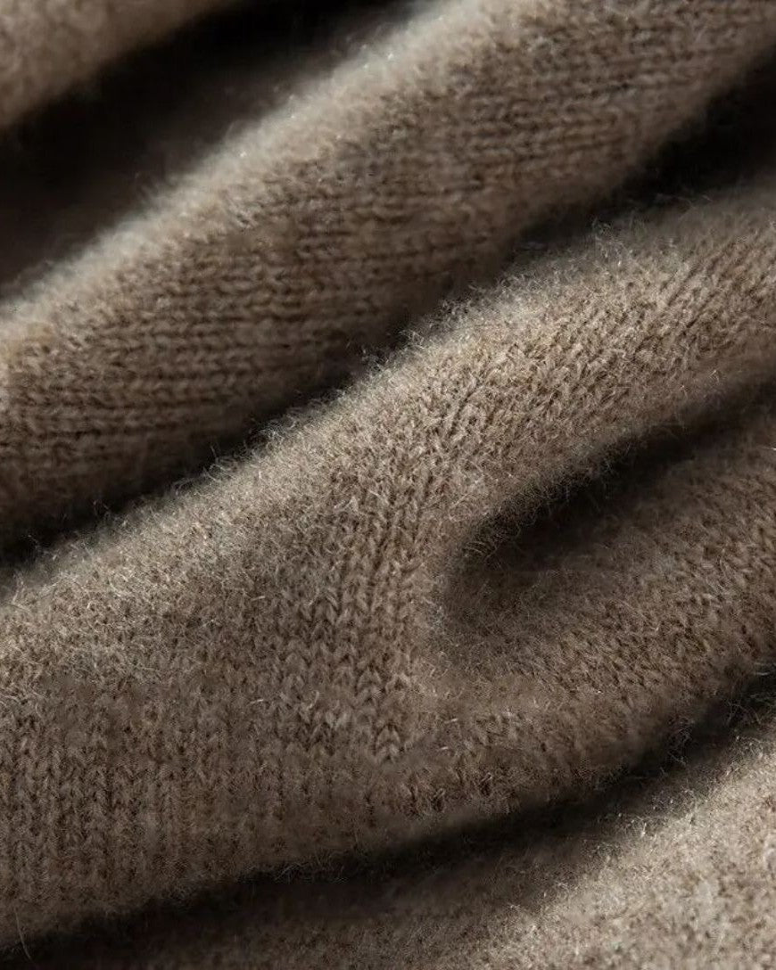 Anselm | Dunkelblaue Strickweste mit Knöpfen