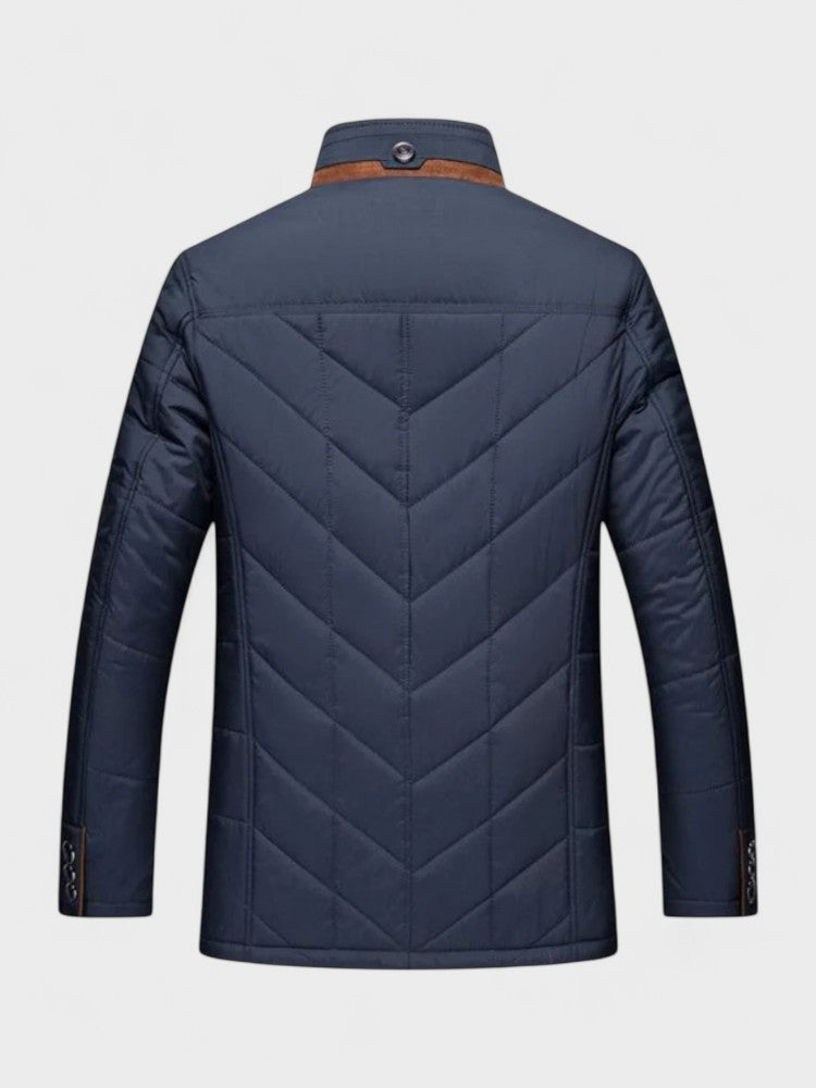 Ambros | Dunkelblaue Steppjacke