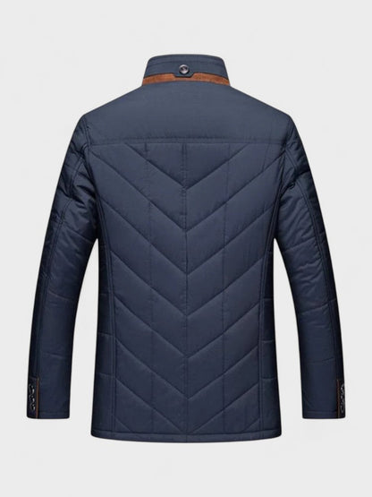 Ambros | Dunkelblaue Steppjacke