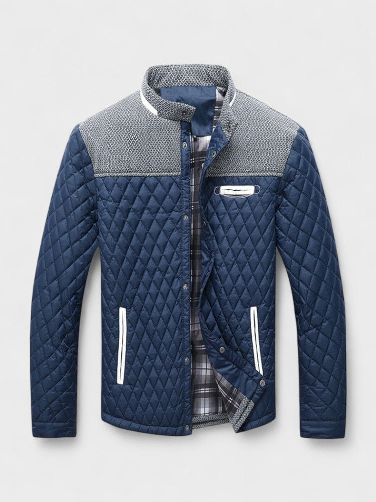 Ansgar | Anthrazitfarbene Steppjacke