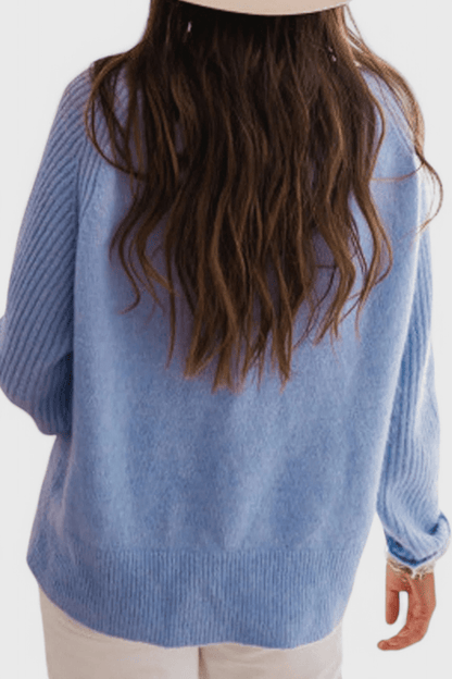 Arlene | Lockerer Pullover in Puderblau