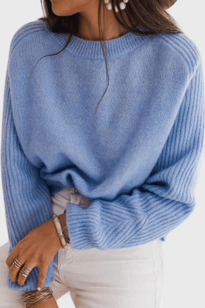 Arlene | Lockerer Pullover in Puderblau