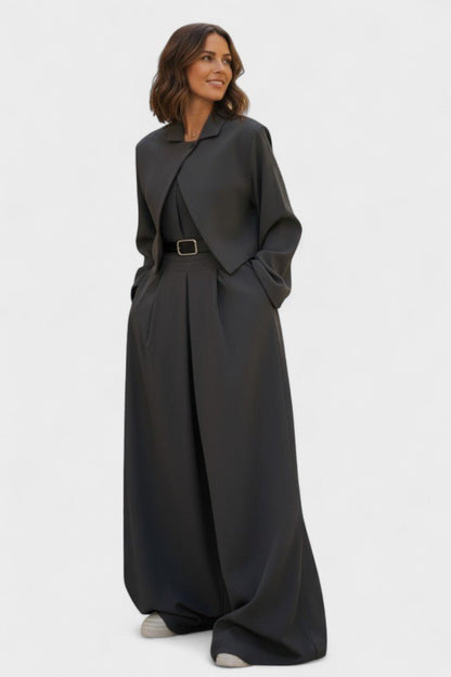 Anthea | Dreiteiliges Blazer-, Bustier- & Hosen-Set