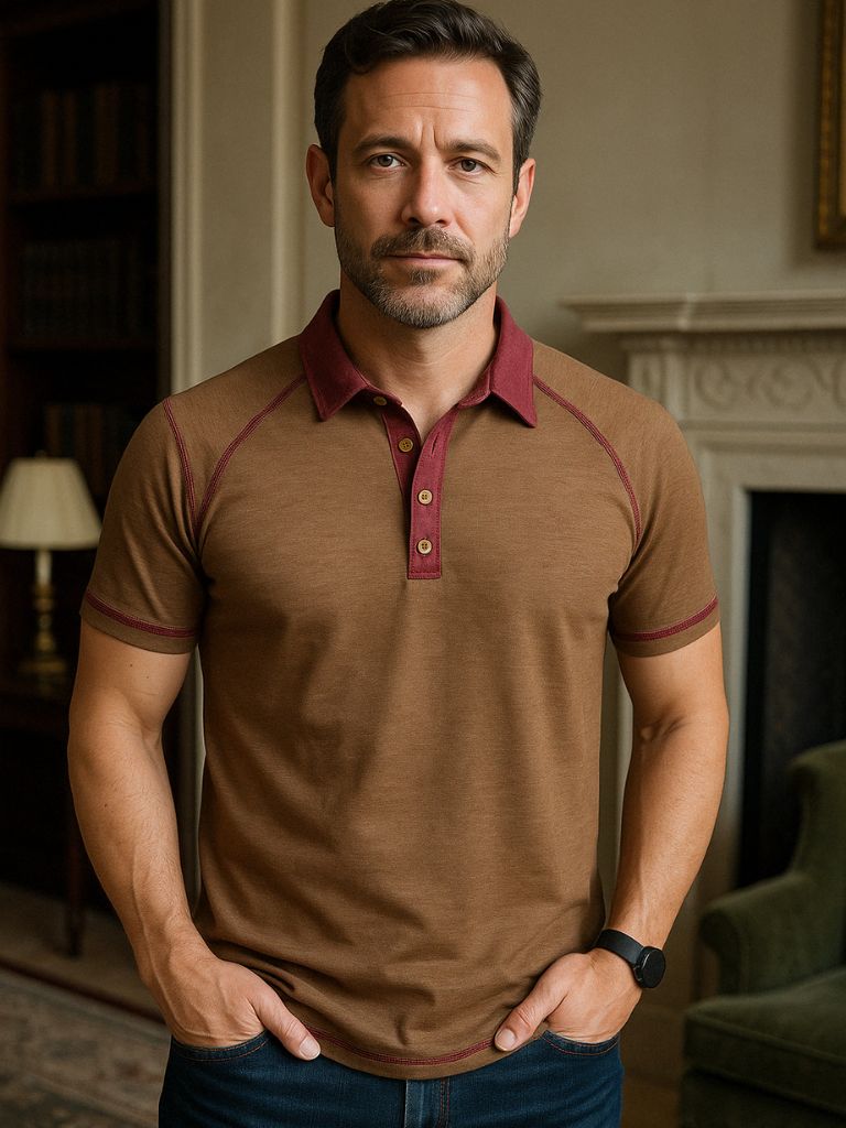 Alfred | Poloshirt mit Kontrastdetails