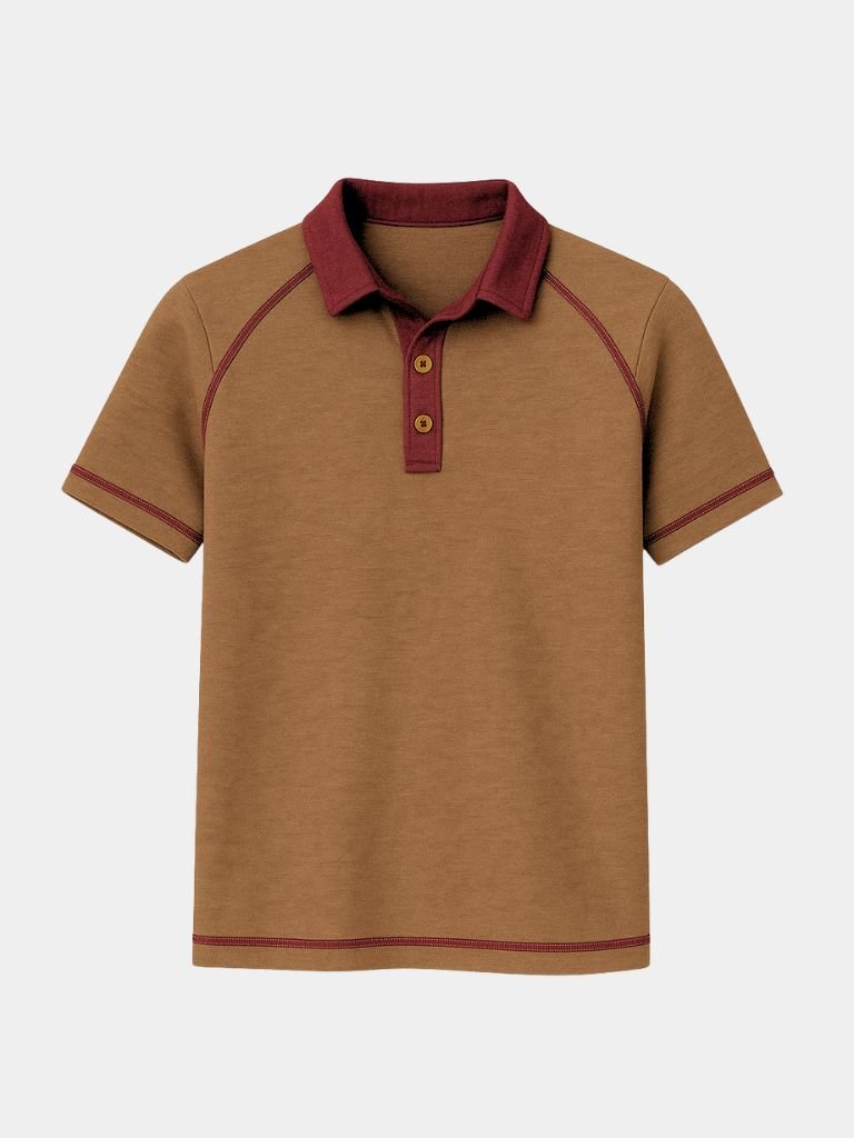 Alfred | Poloshirt mit Kontrastdetails