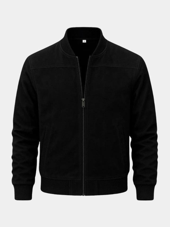 Anselm-Maria | Taupefarbene Bomberjacke