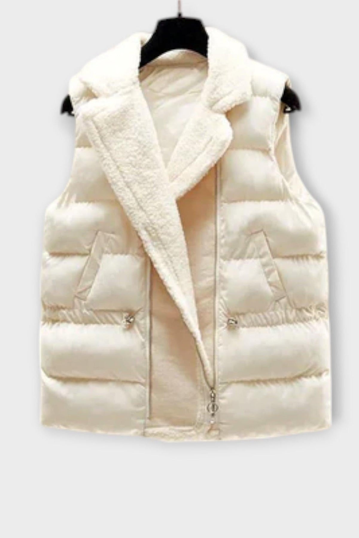 Esther | Zopfmusterpullover, Steppweste & Hose Set