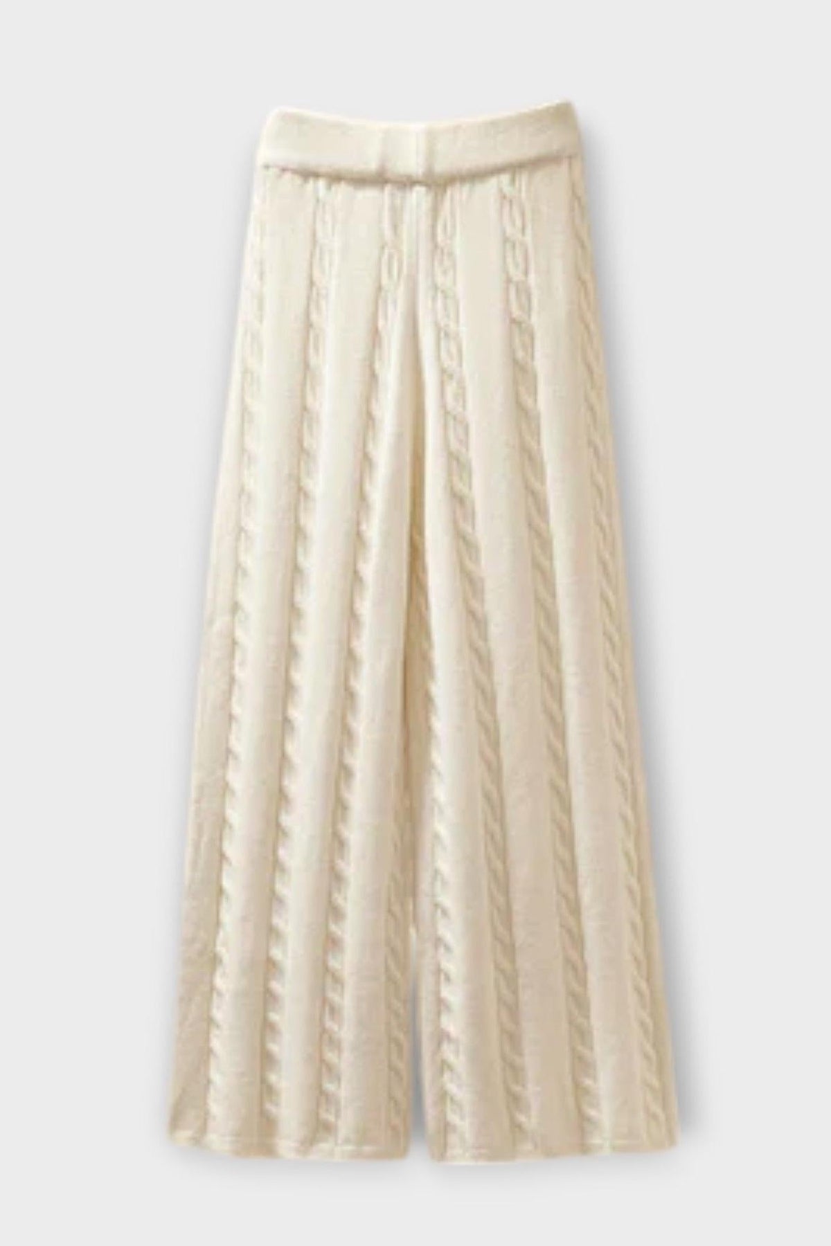 Esther | Zopfmusterpullover, Steppweste & Hose Set
