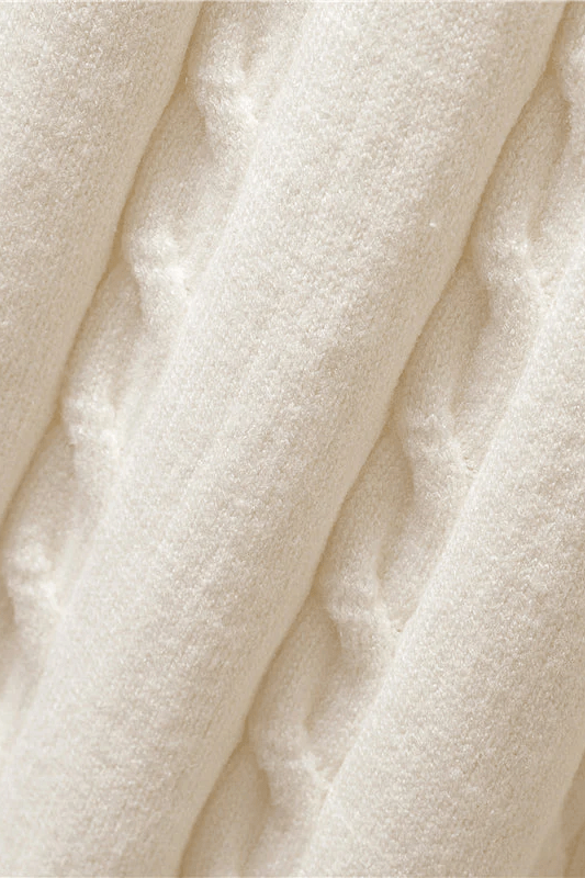Esther | Zopfmusterpullover, Steppweste & Hose Set