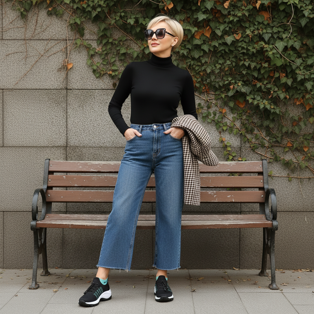 Birgit | Komfort-Sneaker mit elastischer Schnürung
