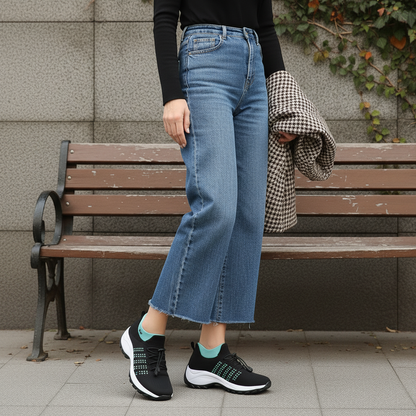 Birgit | Komfort-Sneaker mit elastischer Schnürung