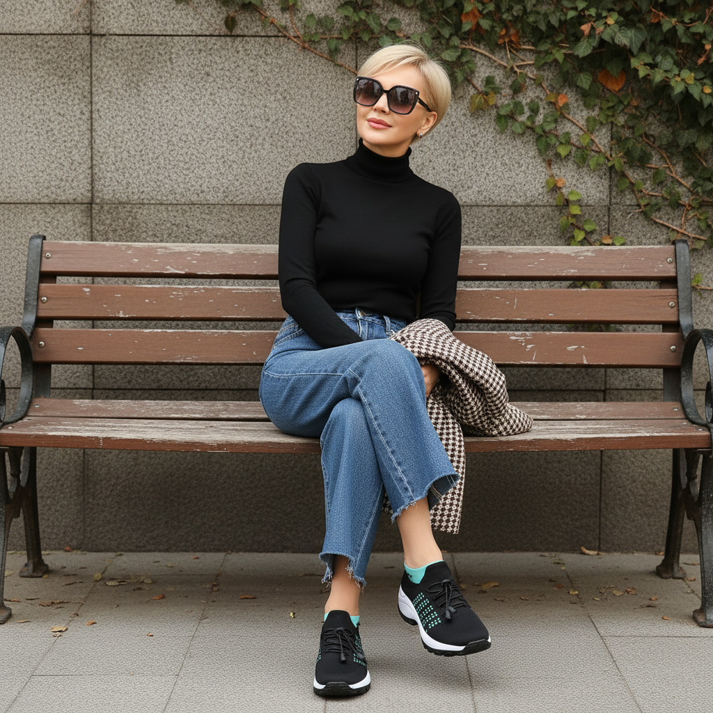 Birgit | Komfort-Sneaker mit elastischer Schnürung