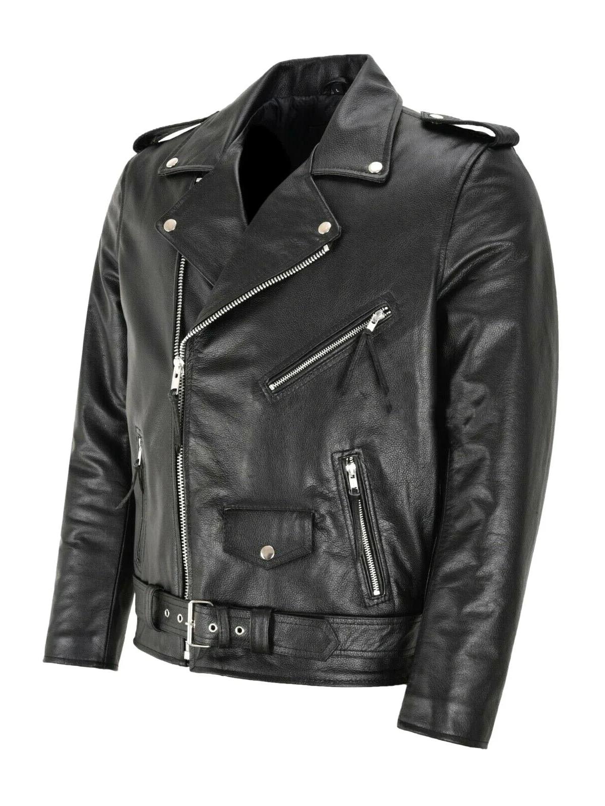 Augustin | Schwarze Bikerjacke