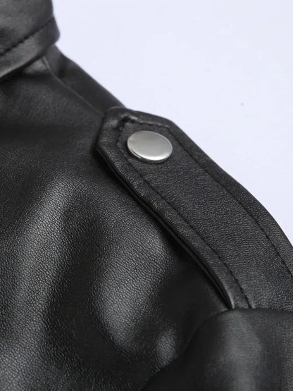 Augustin | Schwarze Bikerjacke