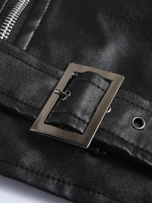 Augustin | Schwarze Bikerjacke