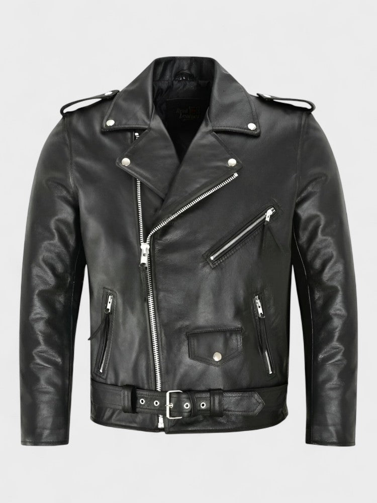 Augustin | Schwarze Bikerjacke