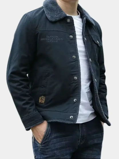 Achim | Olivgrüne Pilotenjacke