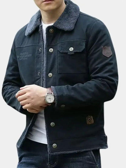 Achim | Olivgrüne Pilotenjacke