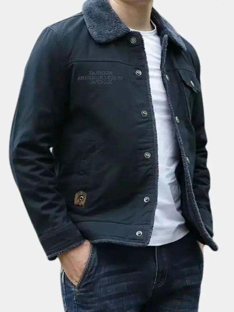 Achim | Olivgrüne Pilotenjacke