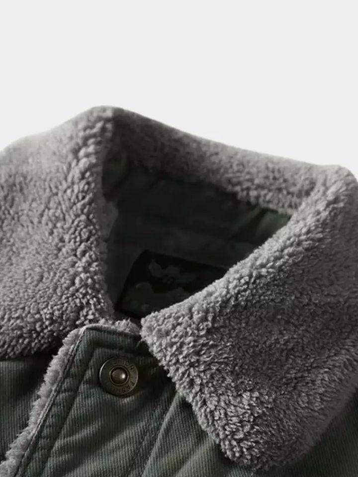 Achim | Olivgrüne Pilotenjacke