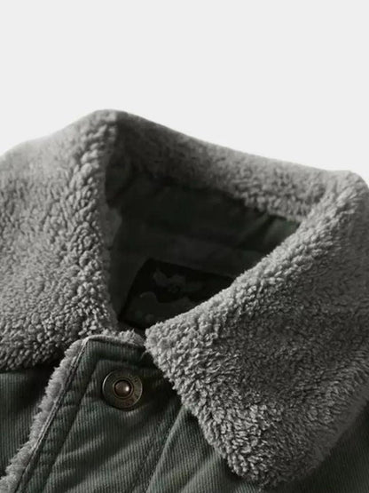 Achim | Olivgrüne Pilotenjacke