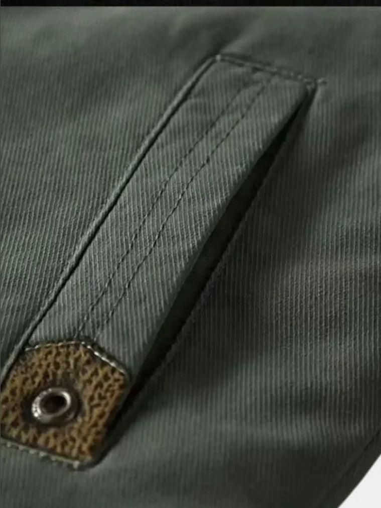 Achim | Olivgrüne Pilotenjacke