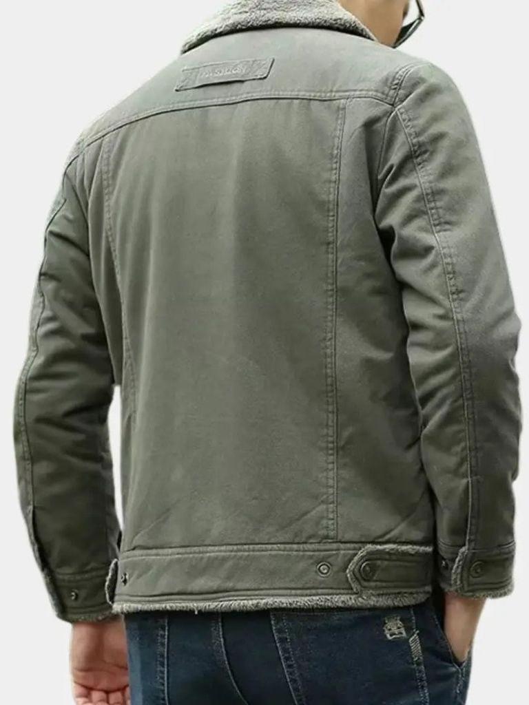 Achim | Olivgrüne Pilotenjacke