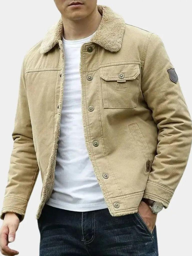Achim | Olivgrüne Pilotenjacke