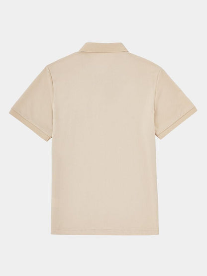 Achim | Klassisches cremefarbenes Poloshirt