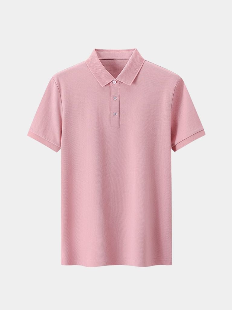 Achim | Klassisches cremefarbenes Poloshirt