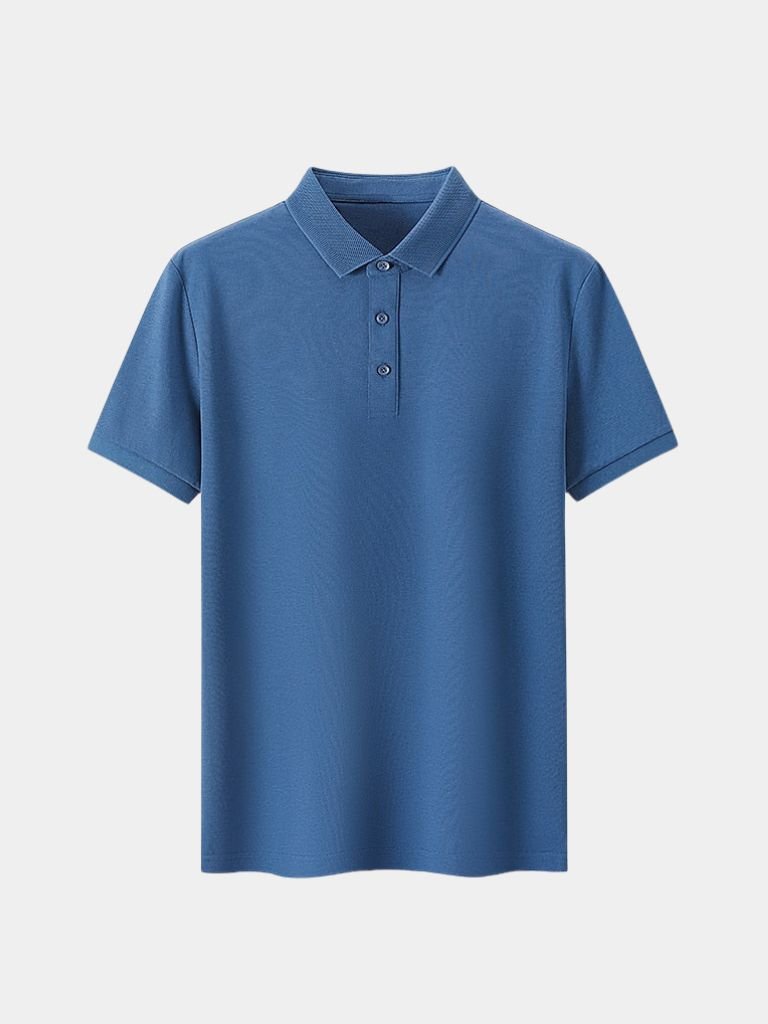 Achim | Klassisches cremefarbenes Poloshirt