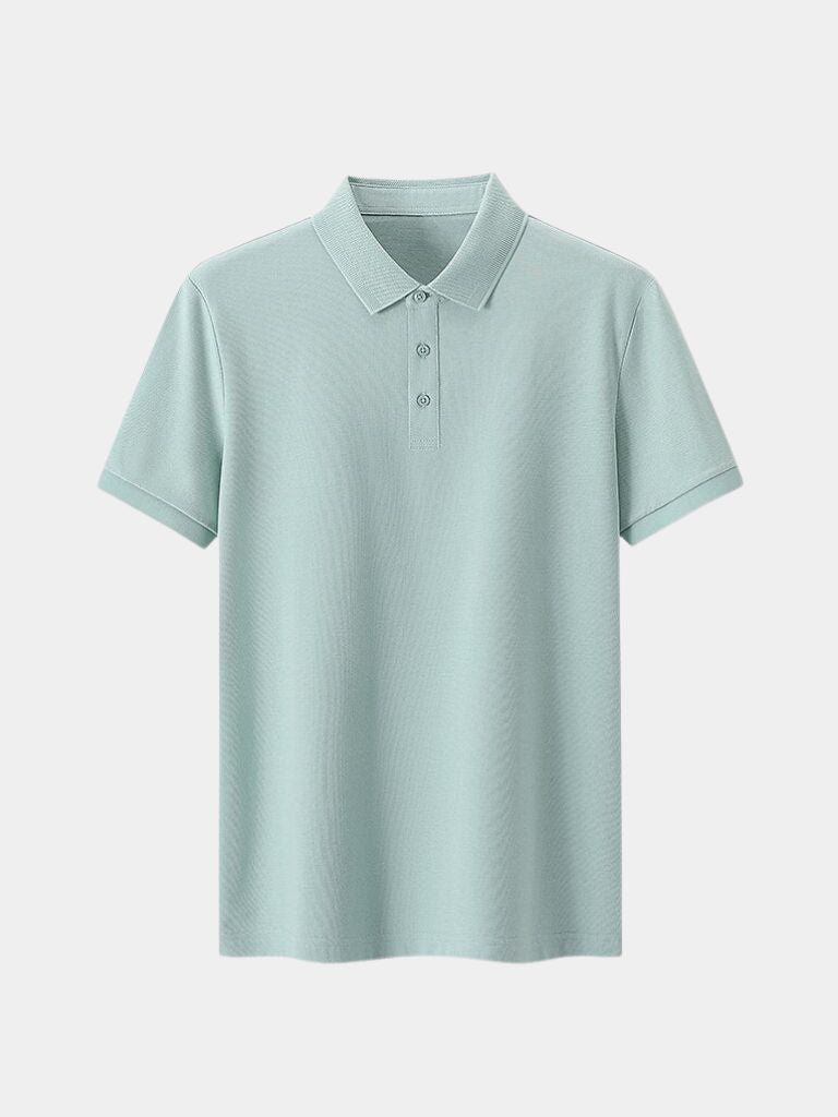 Achim | Klassisches cremefarbenes Poloshirt
