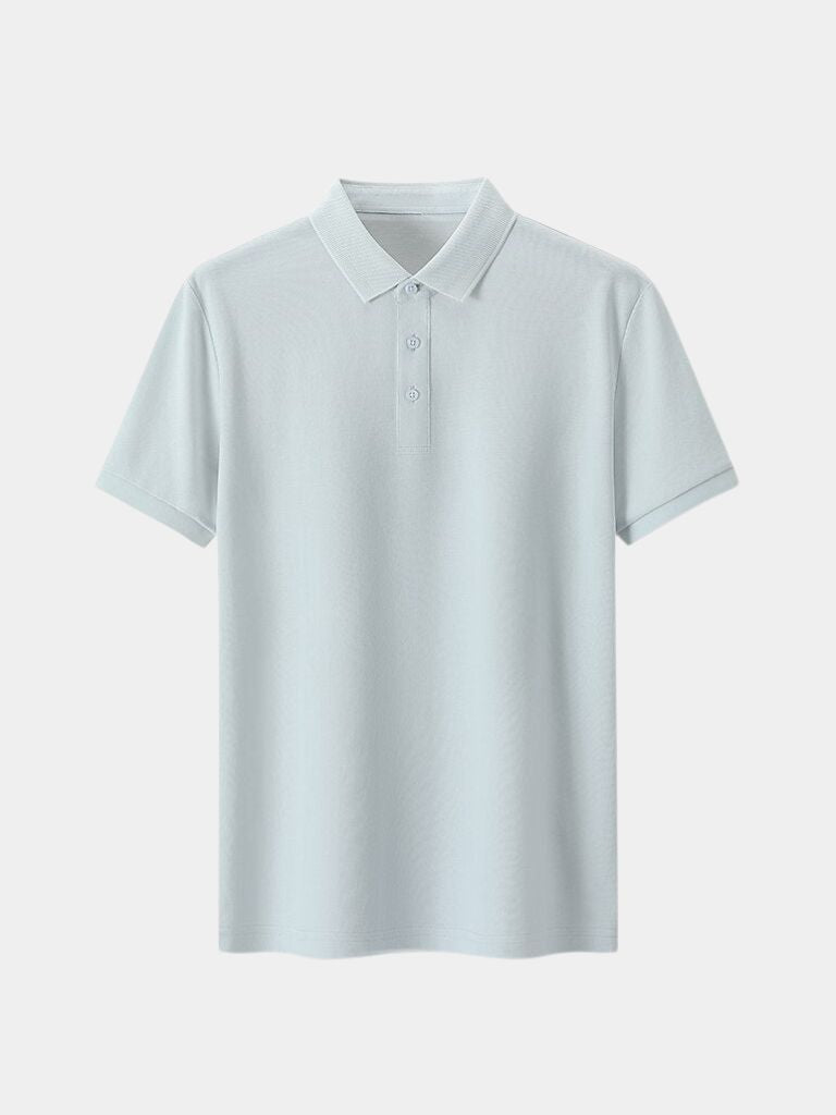 Achim | Klassisches cremefarbenes Poloshirt
