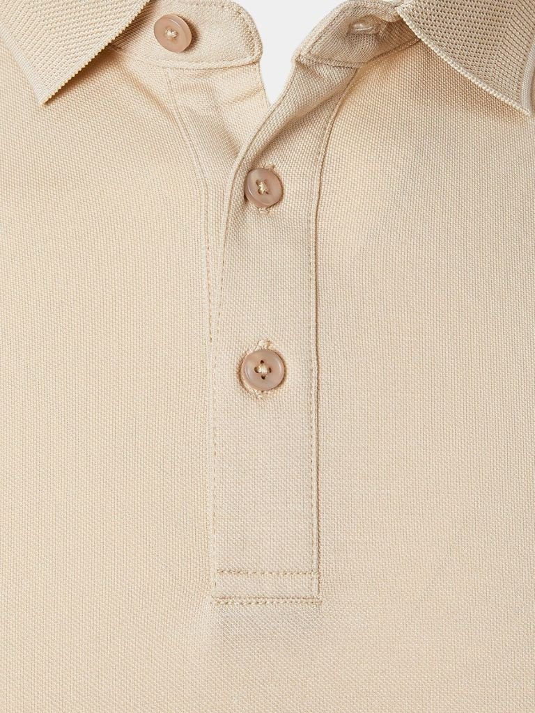 Achim | Klassisches cremefarbenes Poloshirt
