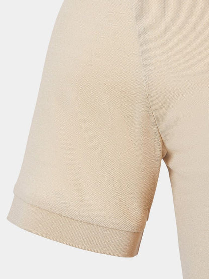 Achim | Klassisches cremefarbenes Poloshirt